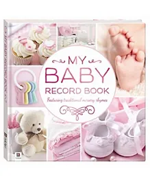 Hinkler Books Baby Record Book Pink- 48 Pages