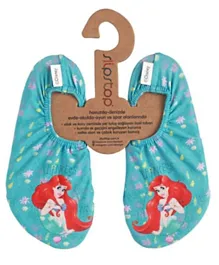 Slipstop Disney Princess Ariel Print Pool Shoes - Blue