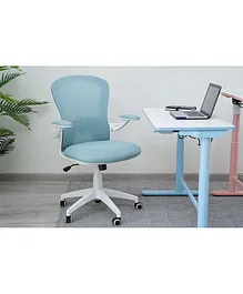 PAN Home Aveza Medium Back Chair - Light Blue