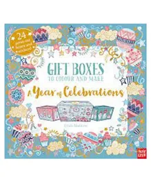 Hinkler Books Gift Boxes to Colour and Make A Year of Celebrations - Pack of 1