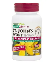 NaturesPlus Herbal Actives St. John's Wort - 60 Tablets