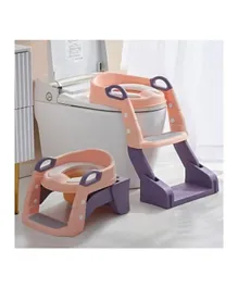 BAYBEE Vega 3 In 1 Western Toilet Potty Seat for Kids - Rose Pink