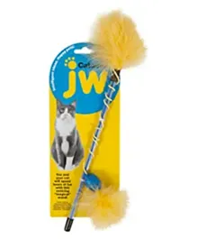 JW Cataction Feather Wand Toy - Multicolor