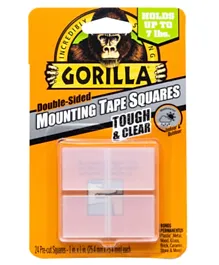 Generic Gorilla Tough and Clear Mounting Tape Squares - White