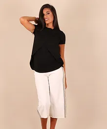 Oh9shop Relaxed Side Striped Pants - White
