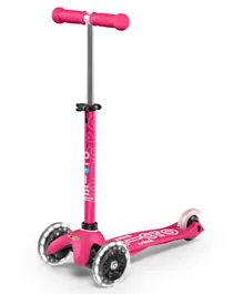 Micro Mini Deluxe Scooter with LED Wheels - Pink