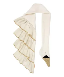 Meri Meri Knitted Swan Scarf - White