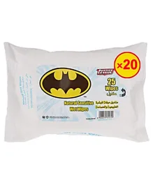 DC Comics Batman Wet Wipes Mega Value Box Pack of 20 - 500 Wipes