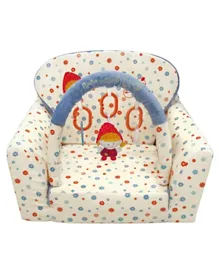 كيو توت - أريكة سرير مع شريط ألعاب  بوبو إن مودي - متعدد الألوان