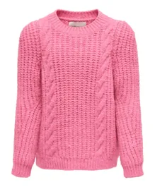 Only Kids Long Sleeves Pullover - Pink