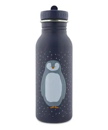 Trixie Mr Penguin Stainless Steel Water Bottle Blue - 500mL