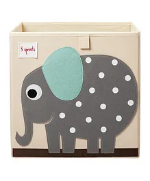 3 Sprouts Storage Box - Elephant