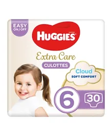 Huggies Extra Care Baby Diaper Pants Size 6 - 30 Pieces