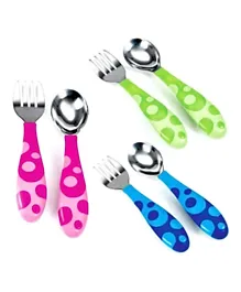 Munchkin Toddler Fork And Spoon Set Assorted - 2 Pieces