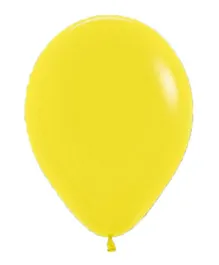Sempertex Round Latex Balloons Yellow - 50 Pieces