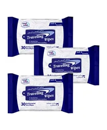 Cool & Cool Travelling Wipes Pack of 3 - 30 Each