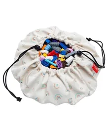 Play and Go Mini Storage Bag Cum Playmat - Rainbow