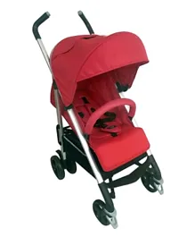 Baby2go Light Weight Aluminium Frame Luxury Stroller- Red