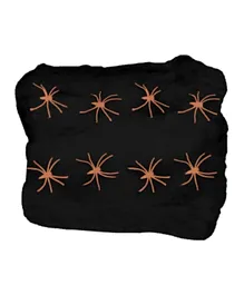 شبكة عنكبوت بارتي ماجيك مع 8 عناكب - أسود