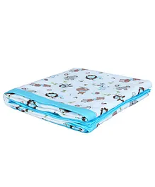 My Milestones Muslin Blanket 3 Layered - Blue