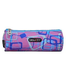 Gravity Pencil Pouch Acrostic Design - Purple & Blue
