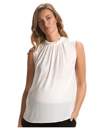 Mums & Bumps Soon Geneva Maternity Blouse - White