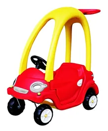 السيارة الكوبية الذكية من تشنج تشنج - أحمر وأصفر