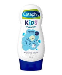 Cetaphil Kids 2 In 1 Sports Fun Shampoo & Shower Gel - 230mL