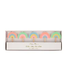 Meri Meri Rainbow Candles - Pack of 5