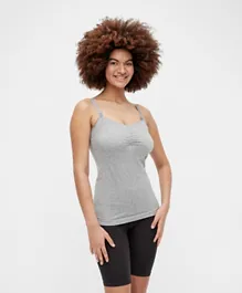 Mamalicious Mlmilly 2 in 1 Top - Light Grey