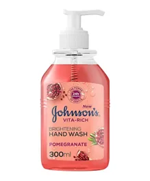 Johnson’s Vita-Rich Brightening Hand Wash Pomegranate -  300ml