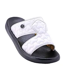 Barjeel Uno Arabic Sandals - Weave White