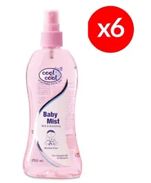 Cool & Cool Baby Mist Pack of 6 - 250 ml