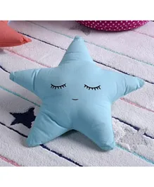 PAN Home Sleepy Star Shaped Cushion - Blue