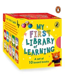 My First Puffin Library A Box Set of 10 Early Learning Board Books - English