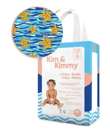 Kim & Kimmy Swim Pants Starfish Splash Medium - 15 Pieces