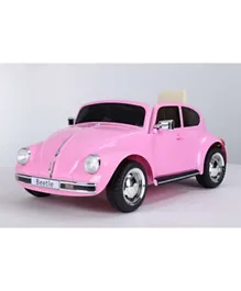Xiamen Volkswagen Beetle Kids Electric Ride On Car - Pink