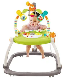 Little Angel Baby Walker 2 In 1 Activity Jump Chair - Green Grey