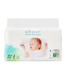 Eco Boom Premium Bamboo Pack of 4 Diapers Size 3 - 128 Pieces