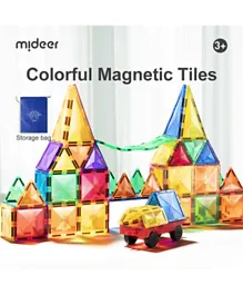 Mideer Colorful Magnetic Tiles - 100 Pieces