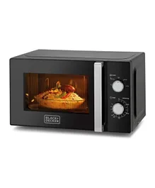 Black and Decker Microwave Oven 20L 700W MZ2010P-B5 - Black
