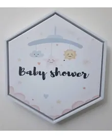 Factory Price Canvas Baby Shower Wall Plaques - Multicolour