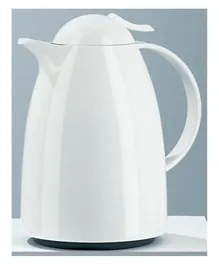 Emsa Auberge Quick Tip Vacuum Flask - White, 650 ml