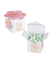 Party Centre Floral Baby  Favor Box Kit - 8 Pieces