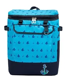 حقيبة ظهر عازلة للحرارة بتصميم قارب شراعي من أنيموس - أزرق
