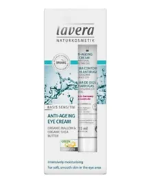 lavera Basis Sensitive Anti Ageing Eye Cream - 15mL