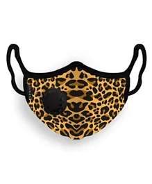 Nomad Mask Leopard Valve Face Mask Multicolour - 14 cm Small