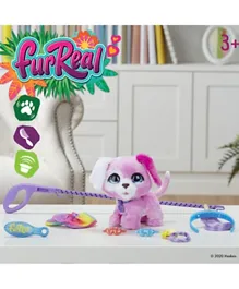 furReal Glamalots Interactive Pet Toy with 7 Accessories
