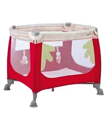 Safety 1st  Zoom Travel Cot - Red Dot
