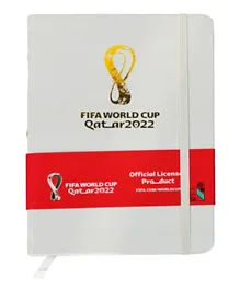 FIFA 2022 Emblem Notebook With Elastic Closure - A5